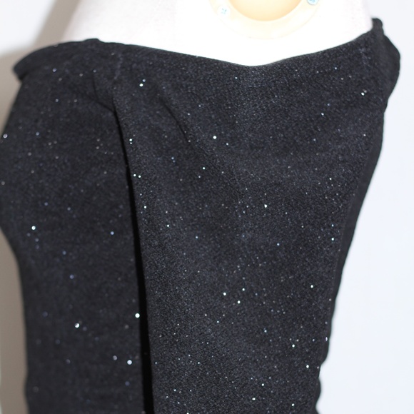 Scott McClintock Petites Black Shimmer Gown - Picture 4 of 15